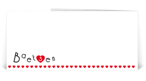 trouwkaart portretillustratie bruidspaar kalender