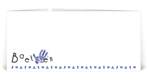 geboortekaart portretillustratie