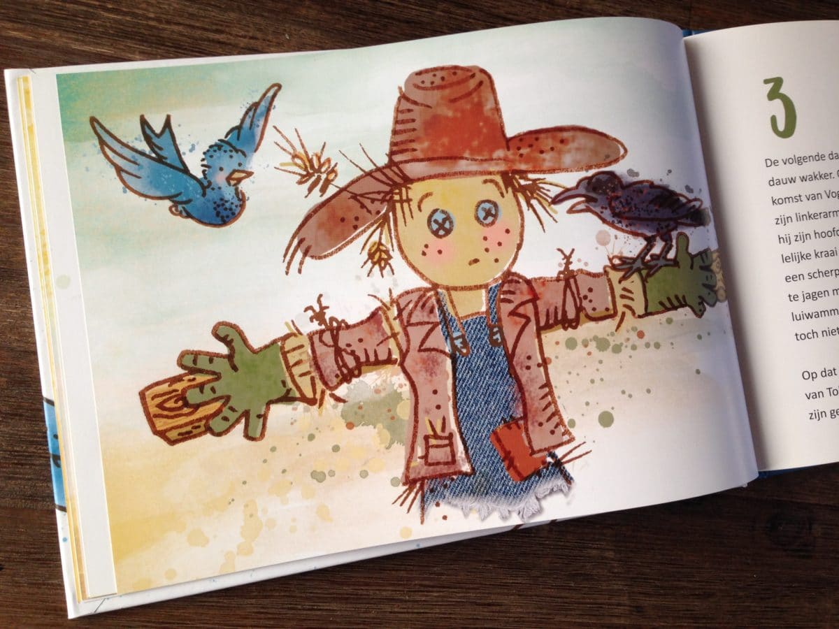 illustraties kinderboek tobias en vogel