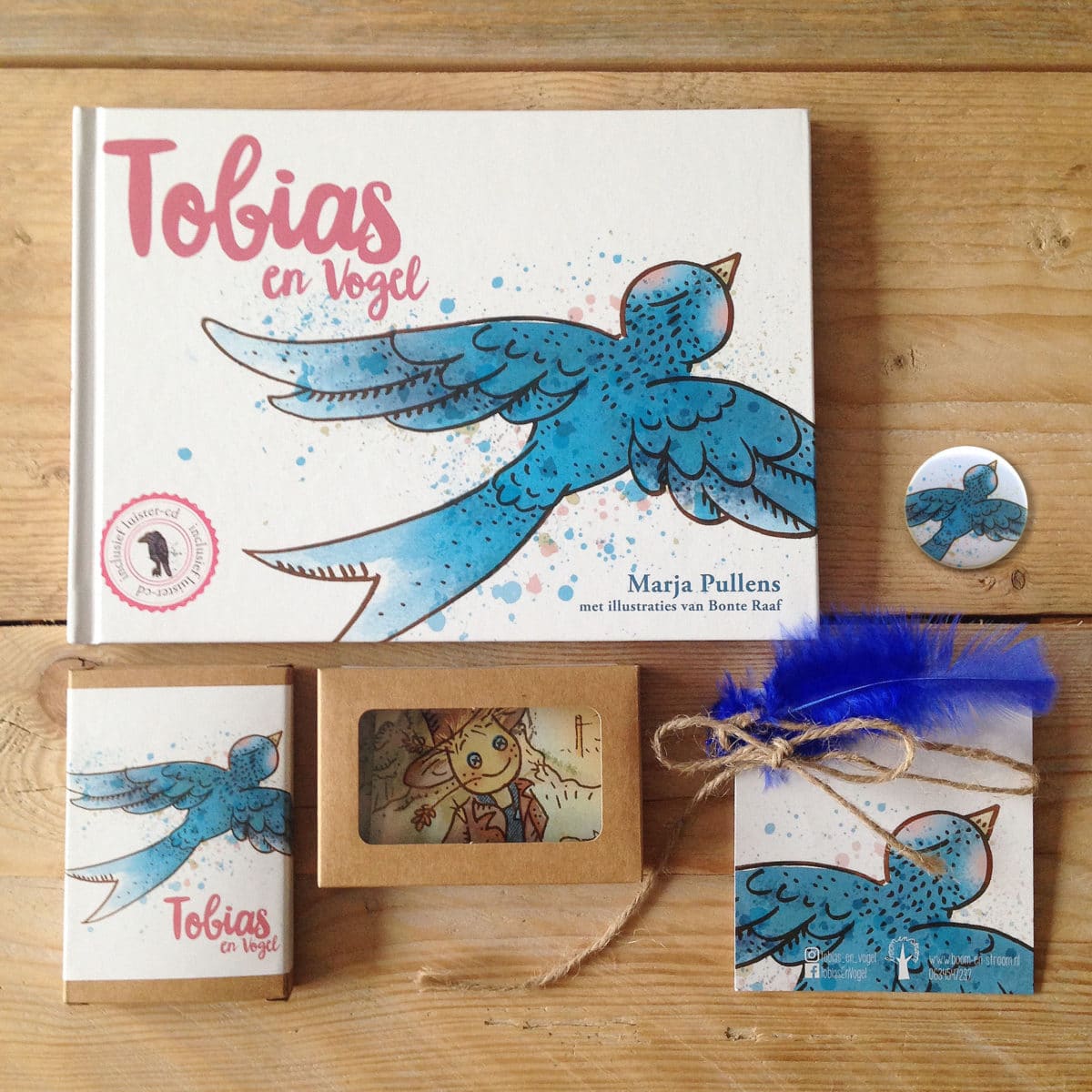 illustraties kinderboek tobias en vogel