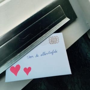 last minute tegoedbon envelop voor je lief