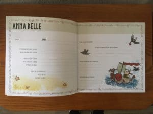 kraamboek ingebonden geboortekaartje