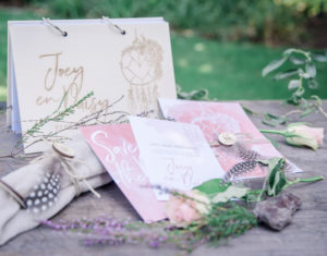 huwelijkshuisstijl gastenboek trouwkaarten menukaarten