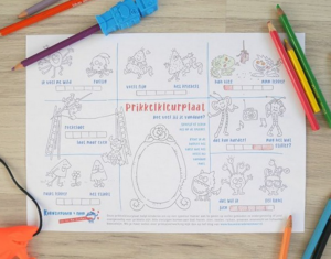 kleurplaat kauwsieraden illustraties