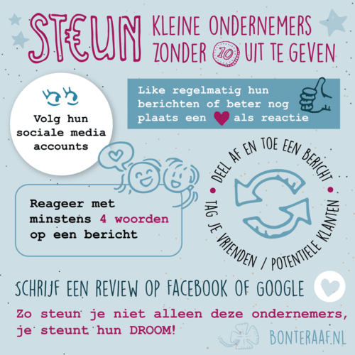 steun de kleine ondernemer