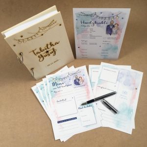 gastenboek portretillustratie