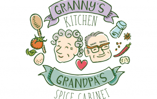 logo illustratie granny's kitchen