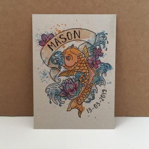geboortekaartje mason