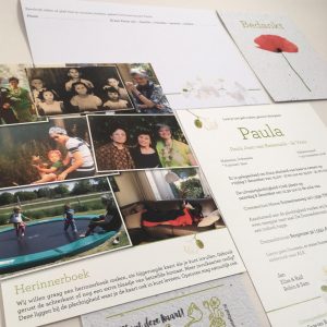 rouwkaart bedankkaart