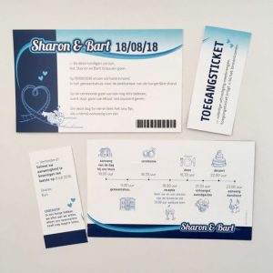 trouwkaart festivalticket