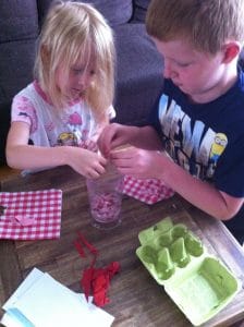 groeipapier zelf maken stap 1