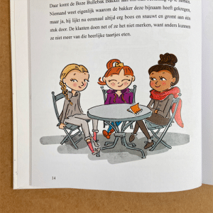 kinderboekillustratie Suus en het Grauwe Stadje Vriendinnen