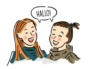 portretillustratie hallo nieuwsbrief