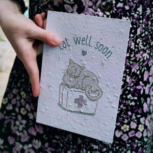 plantbare kaart groeipapier kattenkruid catnip