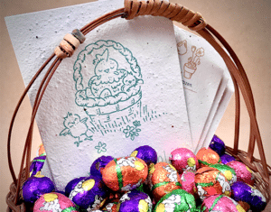 vrolijk pasen kaart paaskaart